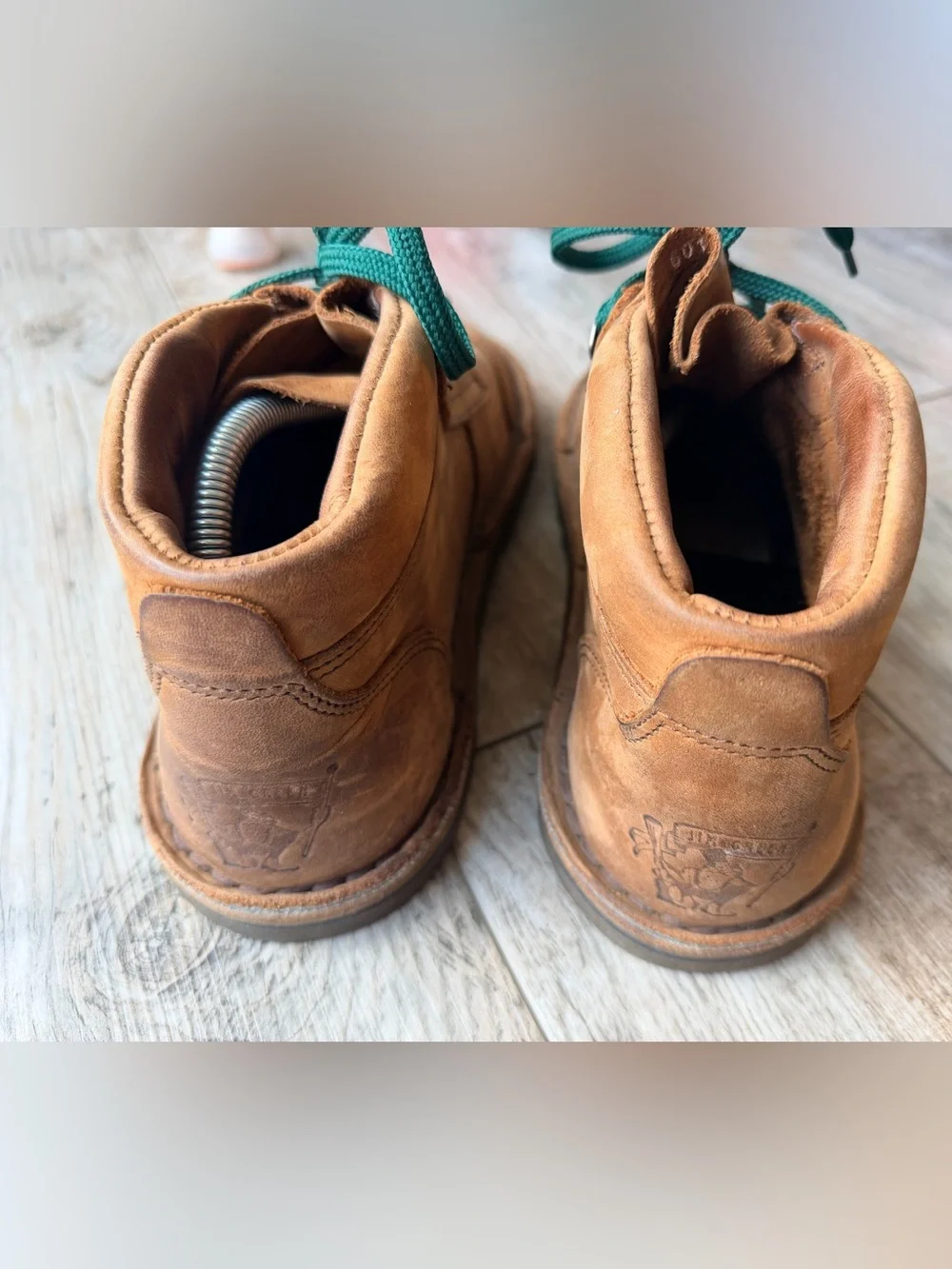 Jim Green Barefoot African Ranger Leather Work Hiking Boots size 9